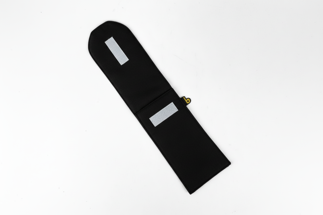 Porta Talher Colors Preto - Vista Frontal