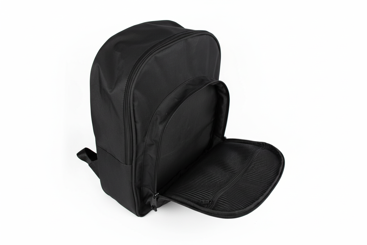 Mochila Maxi Bavoom Colors Preta - interior com forro preto