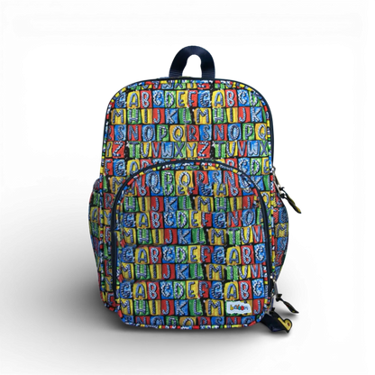 Mochila Mini Bavoom ABC Vibrante