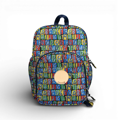 Mochila Mini Bavoom ABC Vibrante