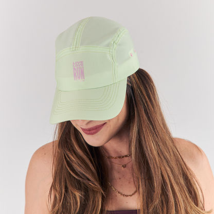 Boné Sport Bavoom Pink Lemonade - Live, Love, Run