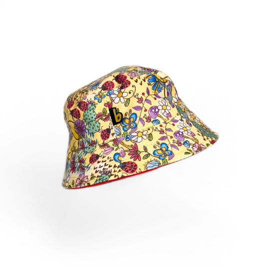 Bucket Hat Dupla Face Bavoom Jardim Amanhecer