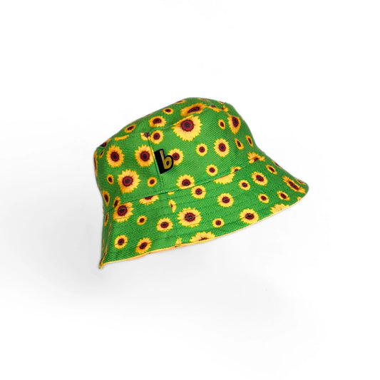 Bucket Hat Dupla Face Bavoom Girassol