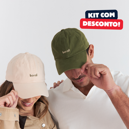 Kit de Bonés Personalize | Combo de Dia dos Namorados