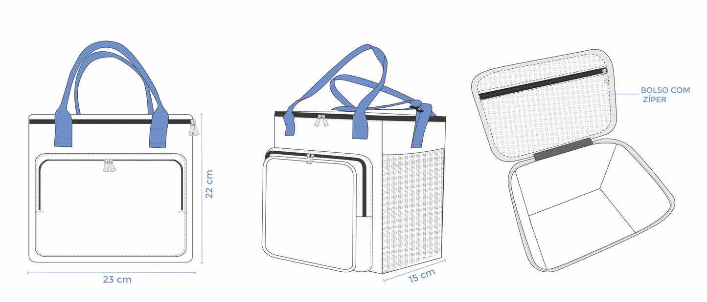 Lancheira Térmica Mini Maxi Bavoom Pink