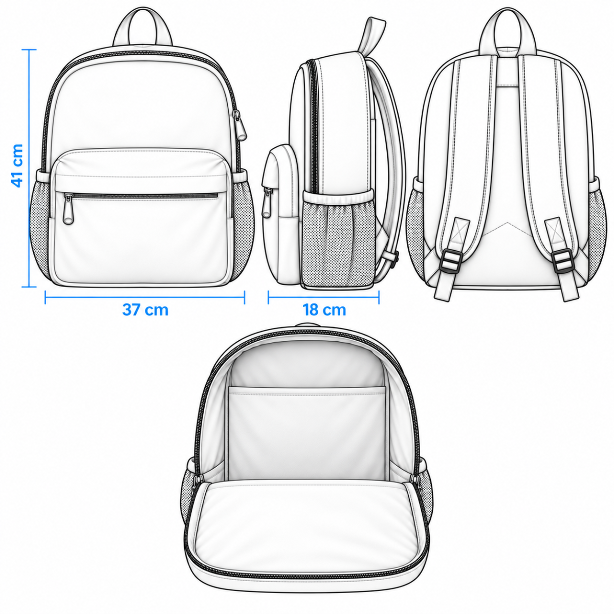 Mochila Escolar Bavoom Fancy