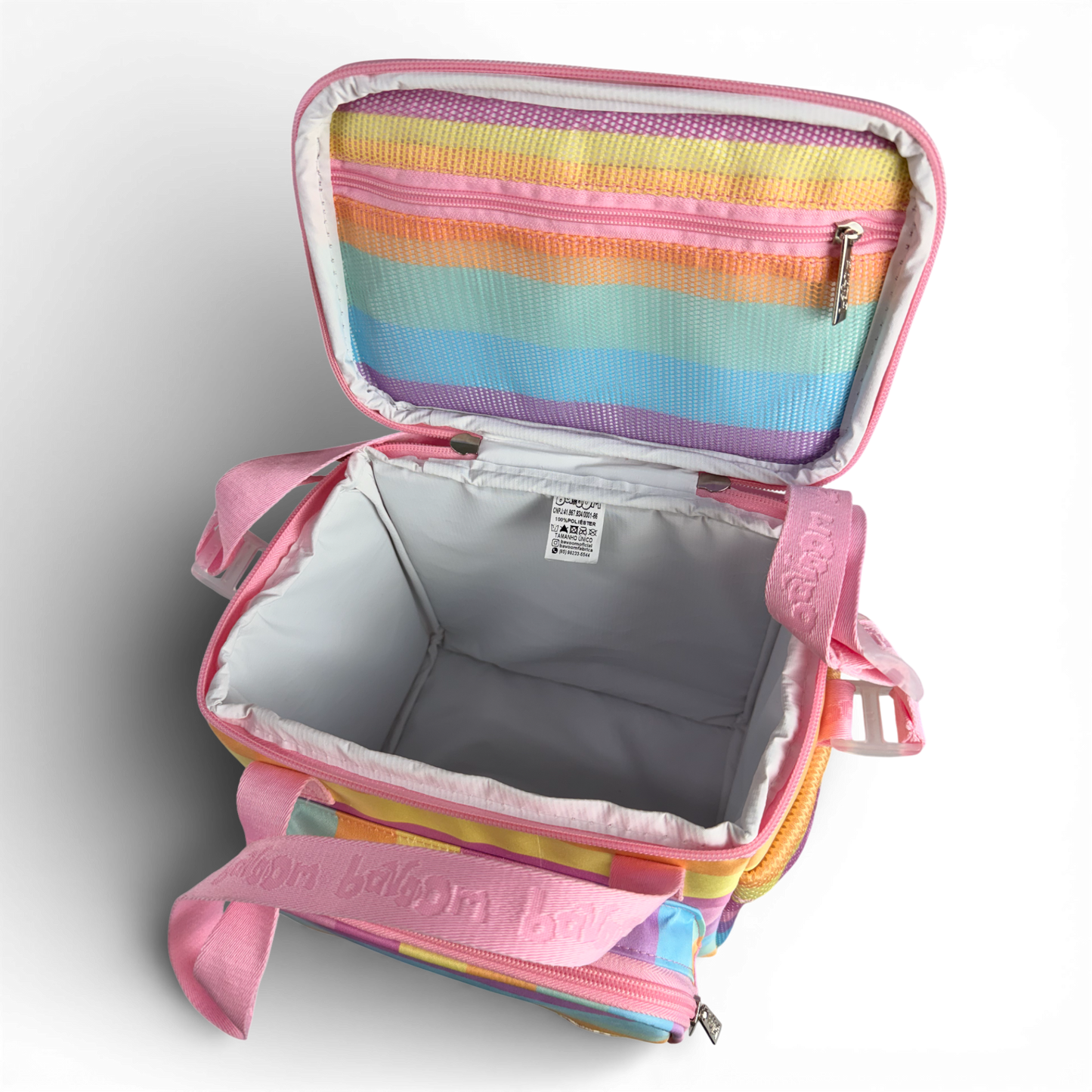 Lancheira Térmica Mini Maxi Arco Íris Candy