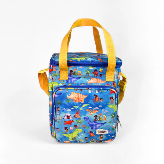 Lancheira Térmica Maxi Bavoom Mundo Paleolítico Azul