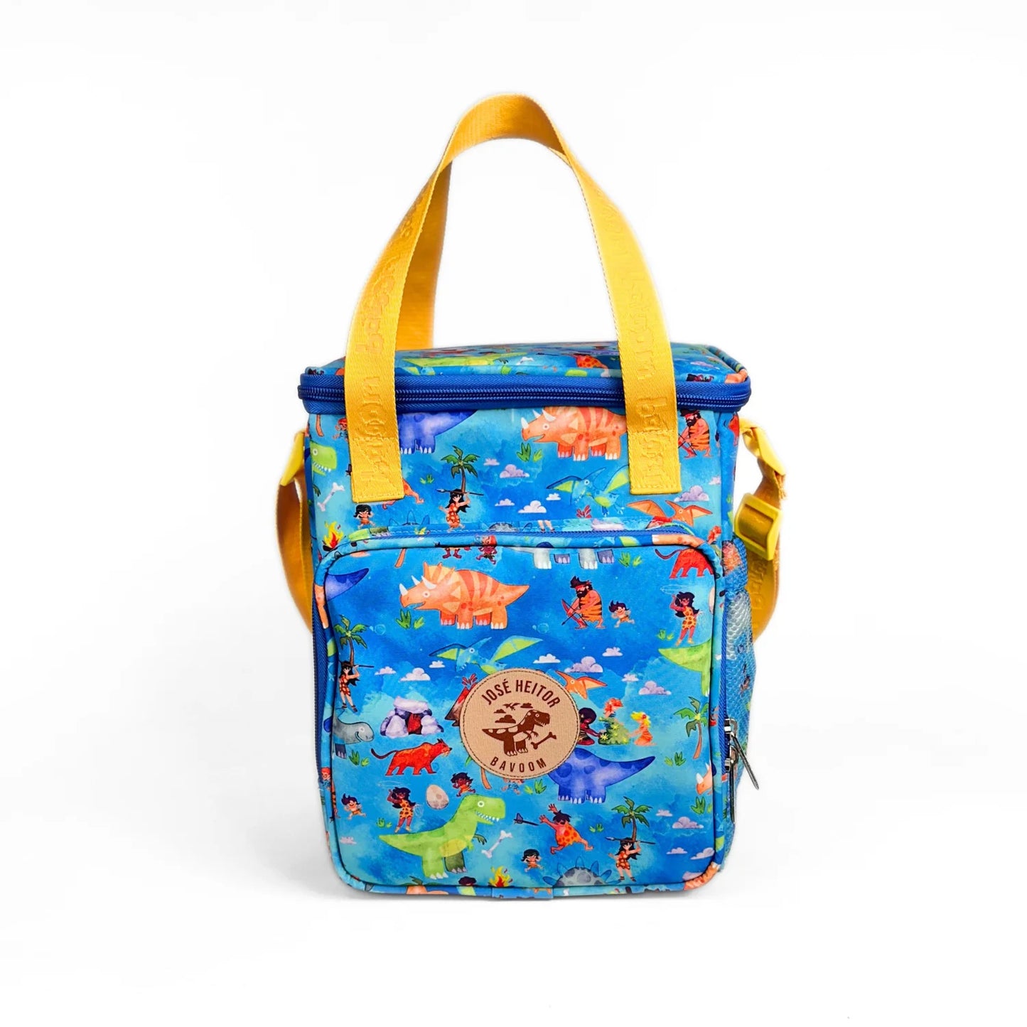 Lancheira Térmica Maxi Bavoom Mundo Paleolítico Azul
