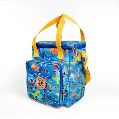 Lancheira Térmica Maxi Bavoom Mundo Paleolítico Azul
