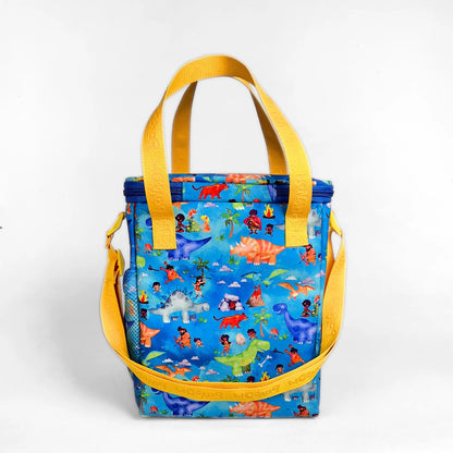 Lancheira Térmica Maxi Bavoom Mundo Paleolítico Azul