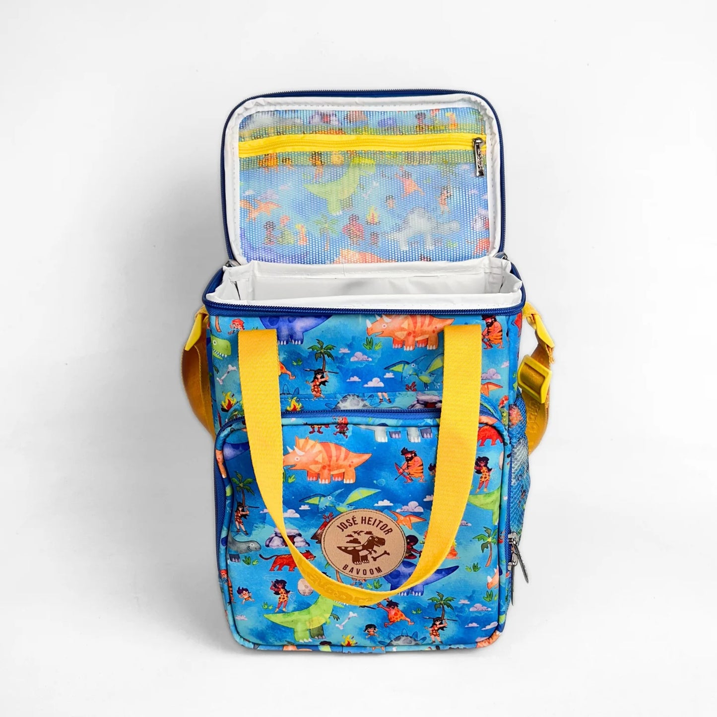 Lancheira Térmica Maxi Bavoom Mundo Paleolítico Azul