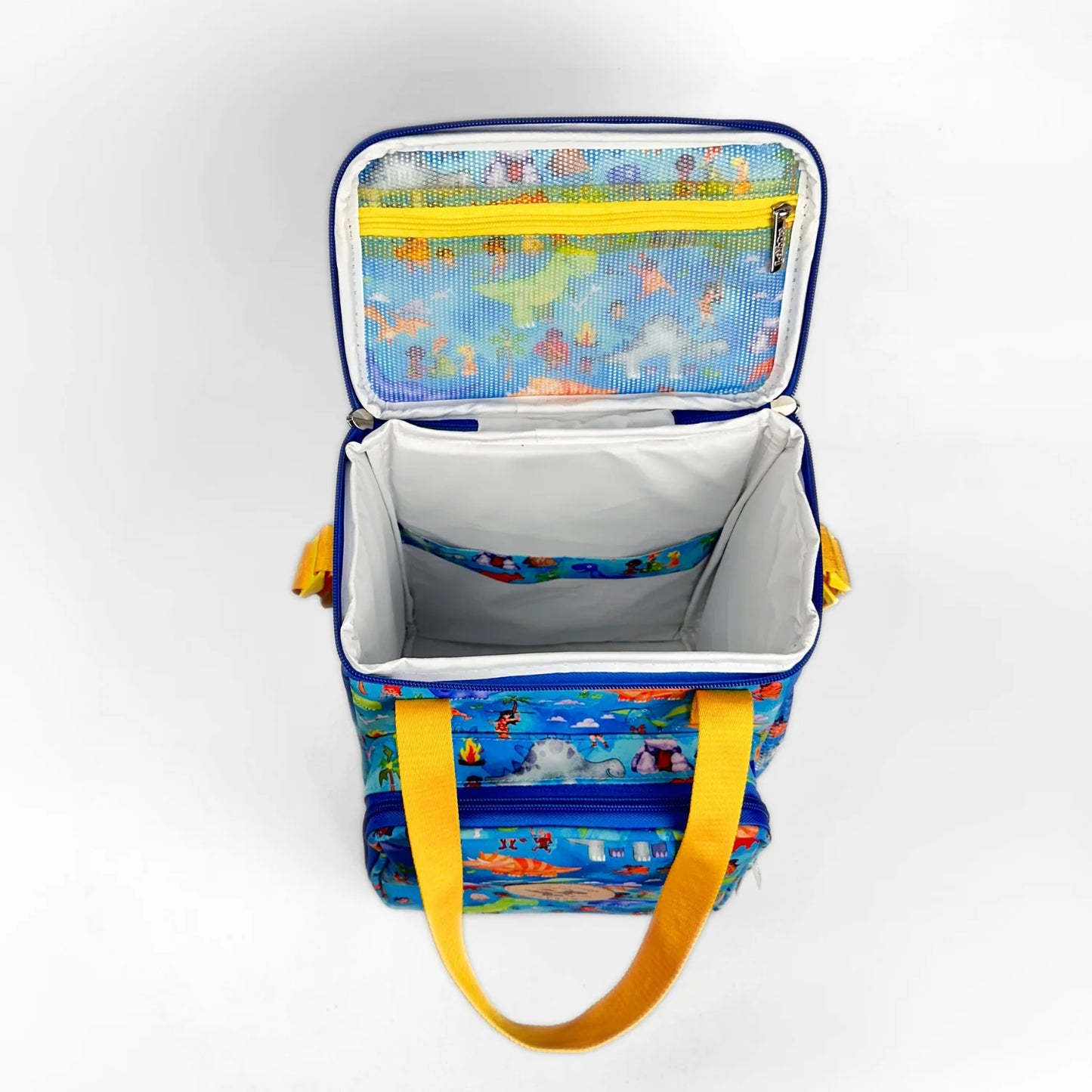 Lancheira Térmica Maxi Bavoom Mundo Paleolítico Azul