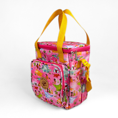 Lancheira Térmica Maxi Bavoom Mundo Paleolítico Rosa