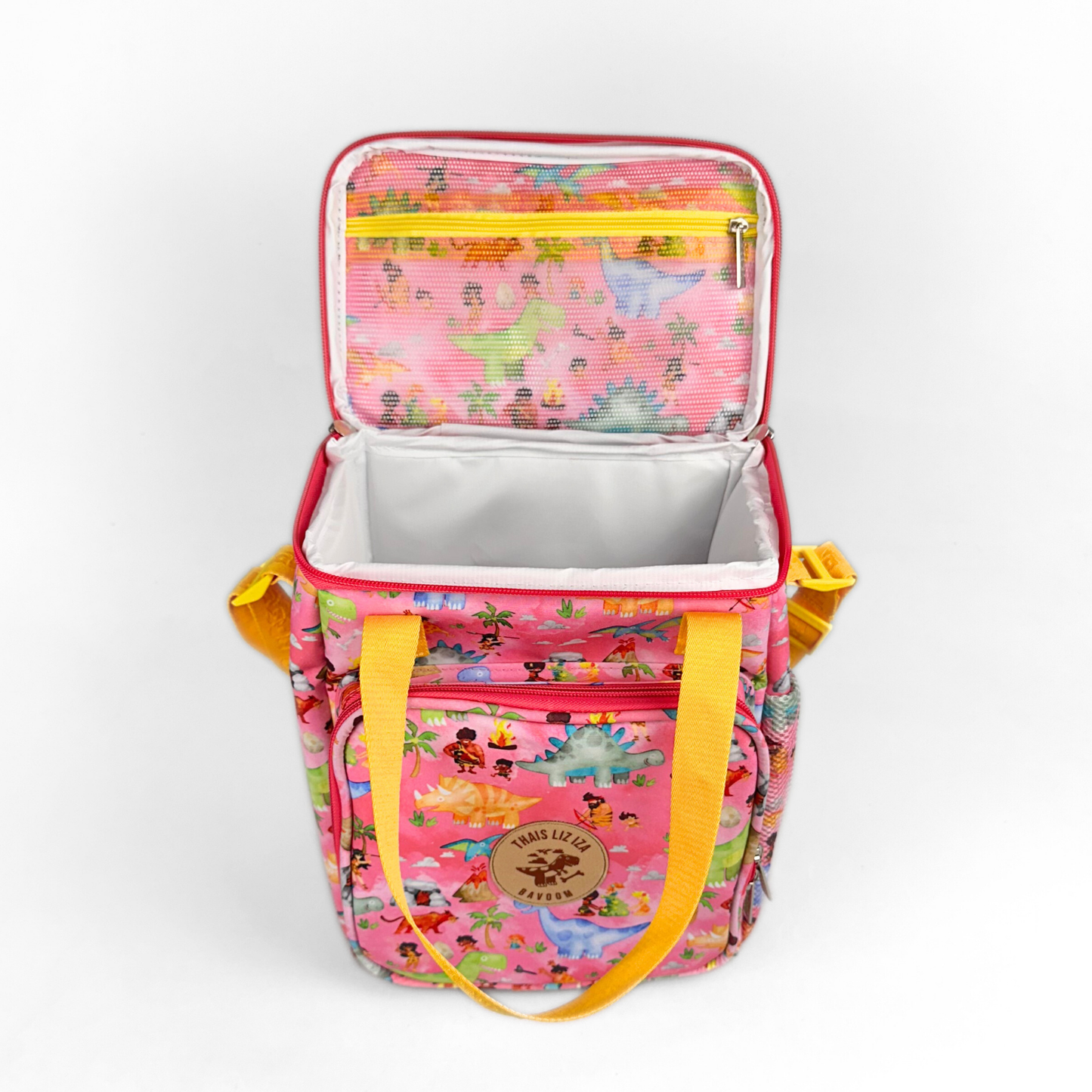 Lancheira Térmica Maxi Bavoom Mundo Paleolítico Rosa