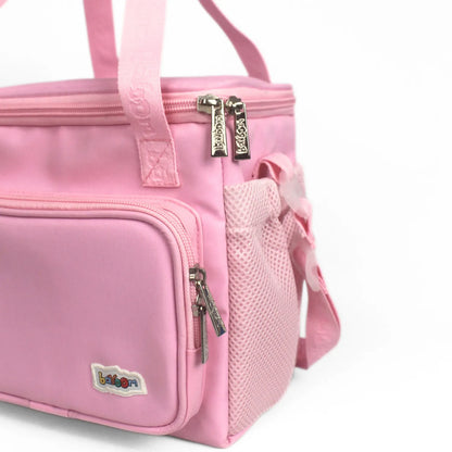 Lancheira Térmica Mini Maxi Bavoom Rosa Bebê