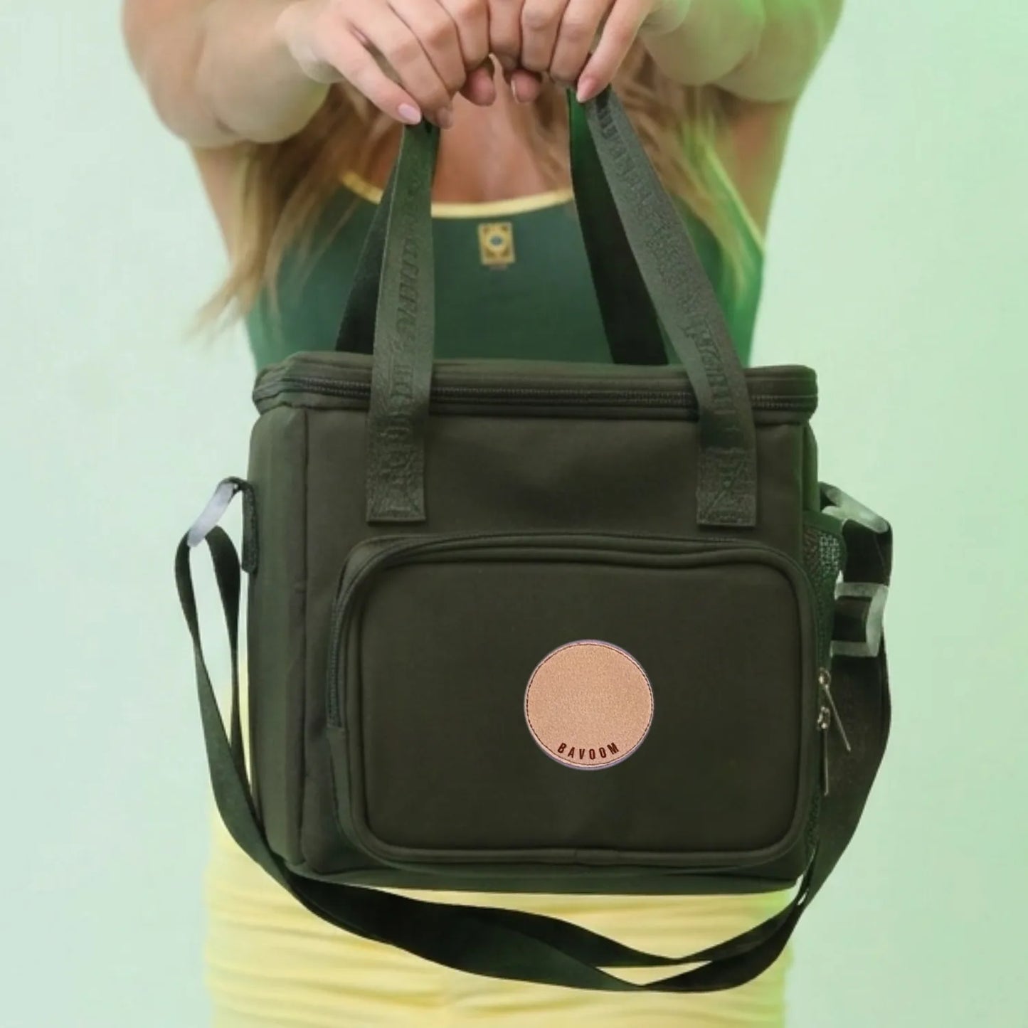 Lancheira Térmica Mini Maxi Bavoom Verde Militar