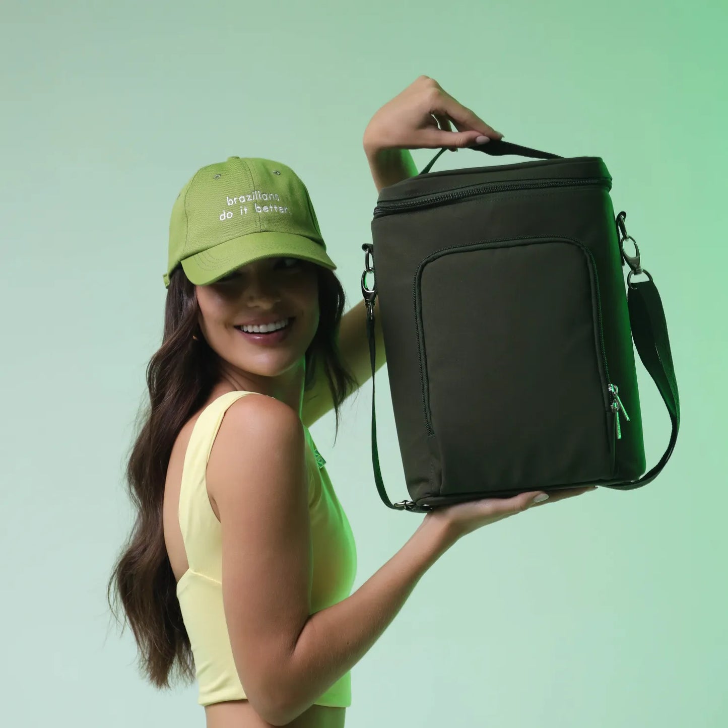 Porta Vinho Bavoom Verde Militar