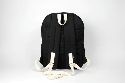 Mochila Maxi Bavoom Personalize Preta - vista traseira com alças