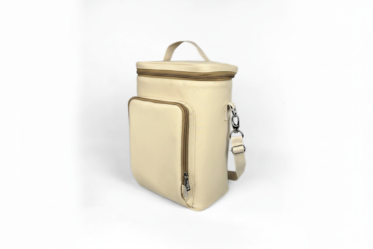 Porta Vinho Bege - Vista Aberta