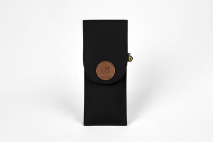 Porta Talher Colors Preto - Vista Frontal com Patch