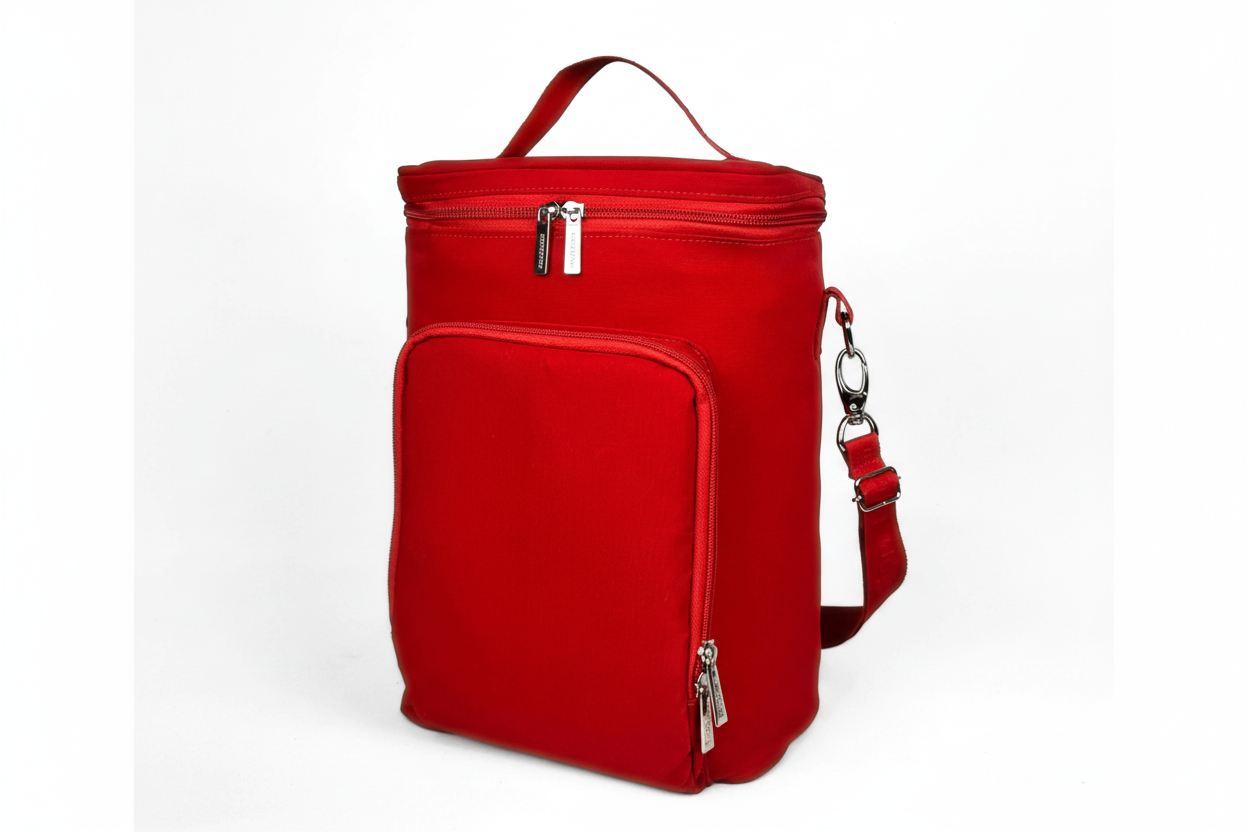 Porta Vinho Vermelho - Vista Lateral