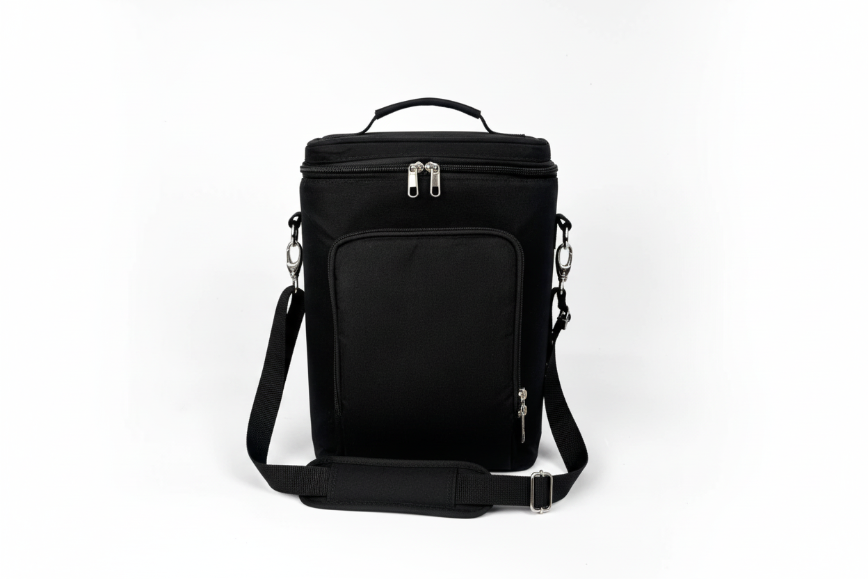 Porta Vinho Preto - Vista com Personalização