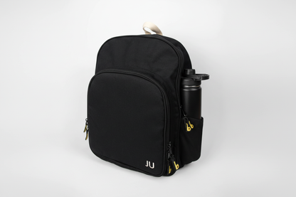 Mochila Maxi Bavoom Personalize Preta - lateral com porta garrafa