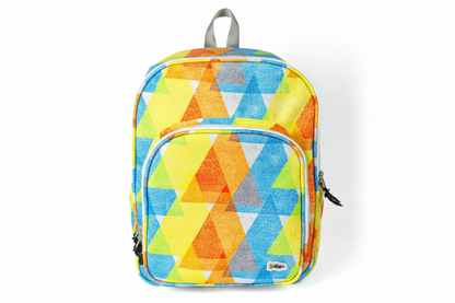 Mochila Maxi Bavoom Prisma Verão - frente com etiqueta branca