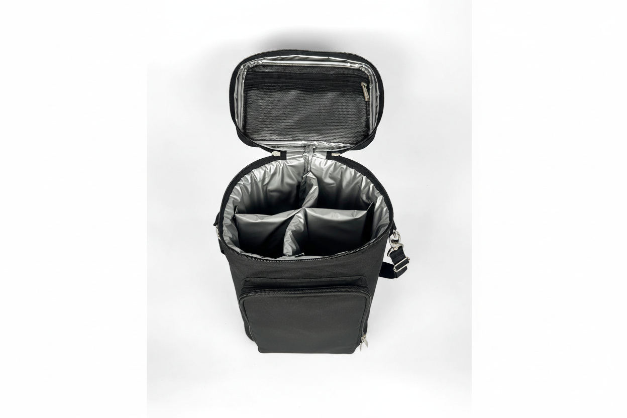 Porta Vinho Preto - Vista Aberta