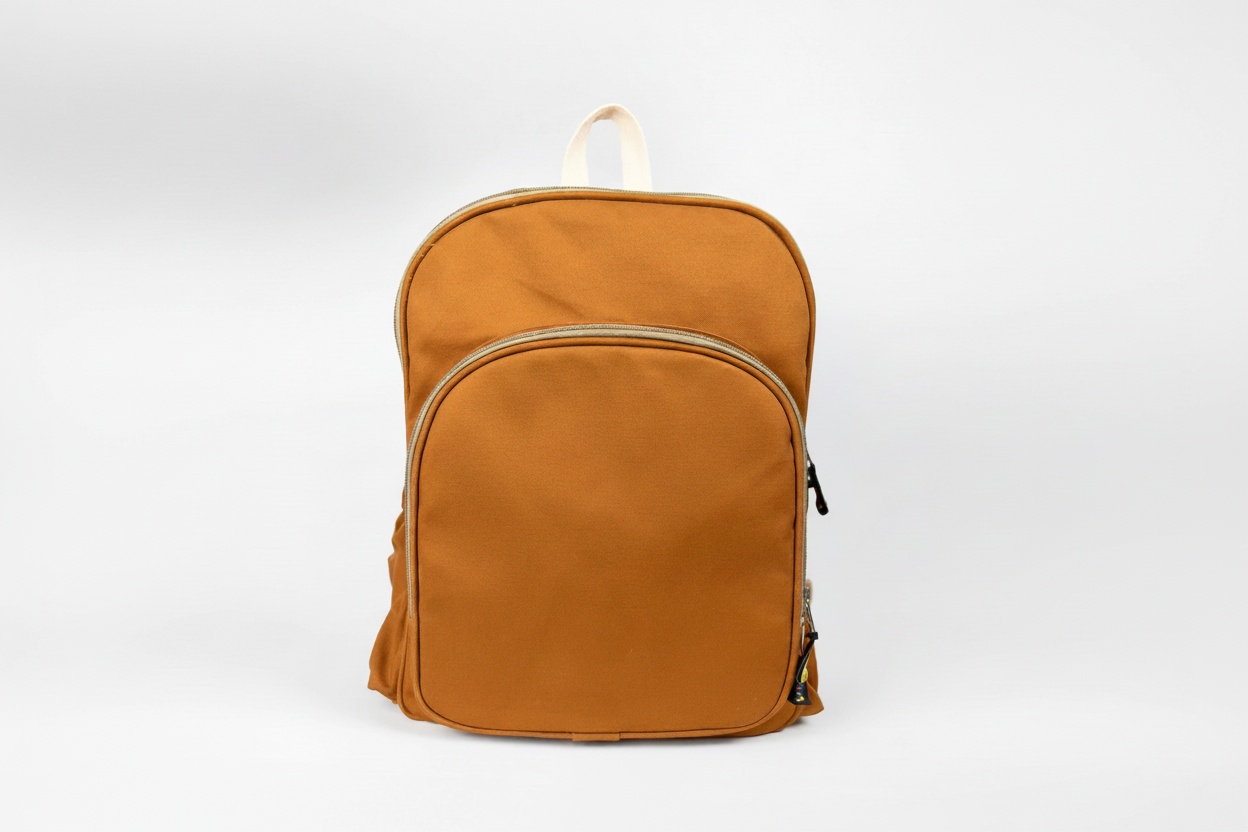 Mochila Maxi Bavoom Personalize Caramelo - frente sem monograma