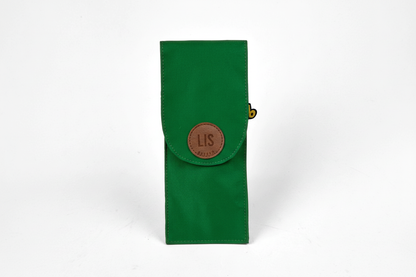 Porta Talher Colors Verde - Vista Frontal com Patch