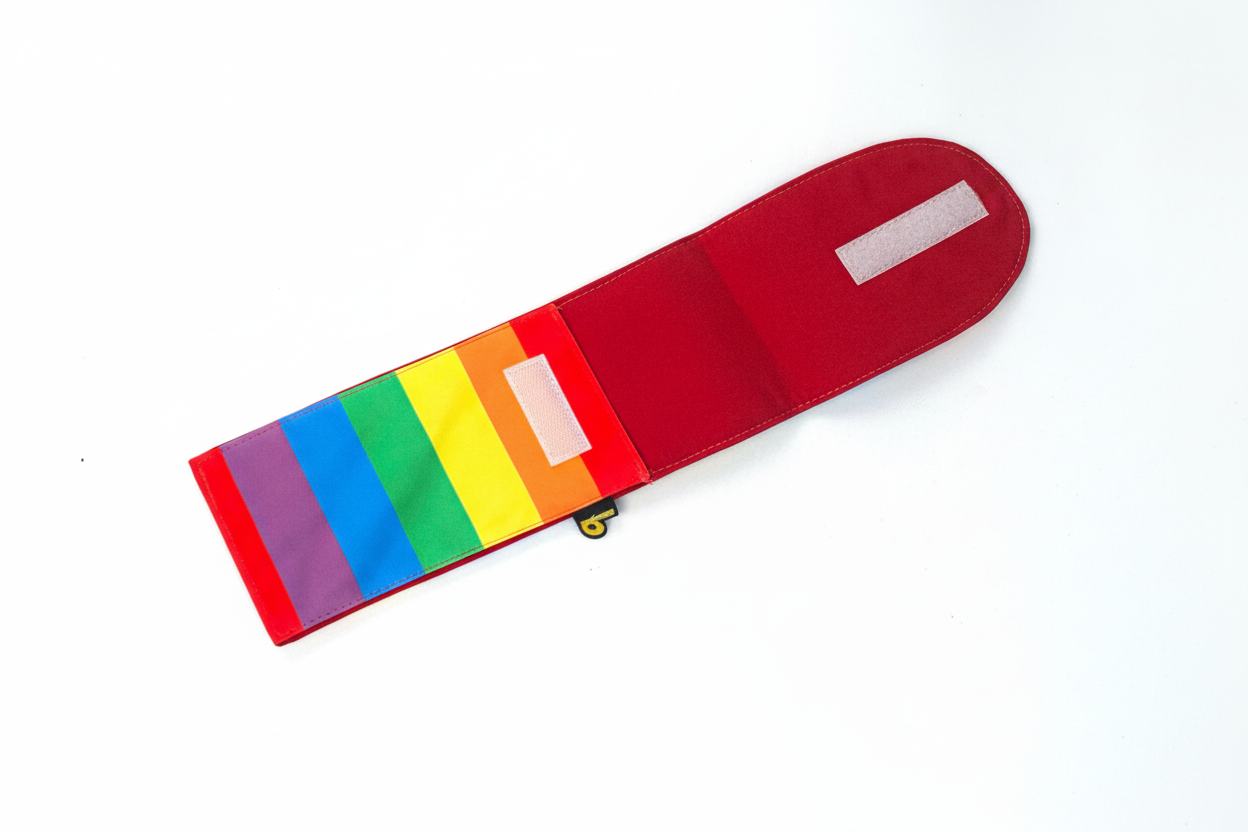 Porta Talher Arco Íris - Vista Aberta