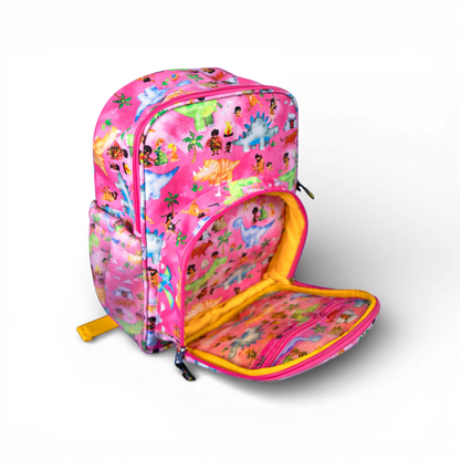 Mochila Mini Bavoom Mundo Paleolítico Rosa