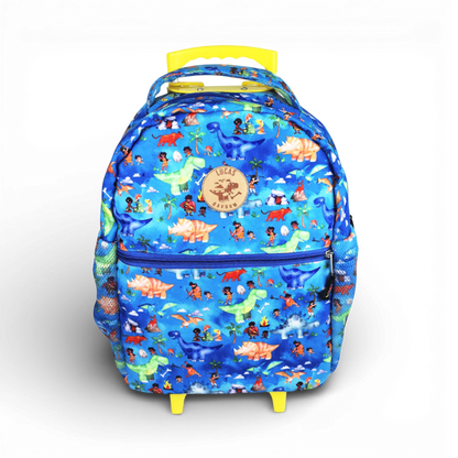 Mochila de Carrinho Bavoom Mundo Paleolítico Azul
