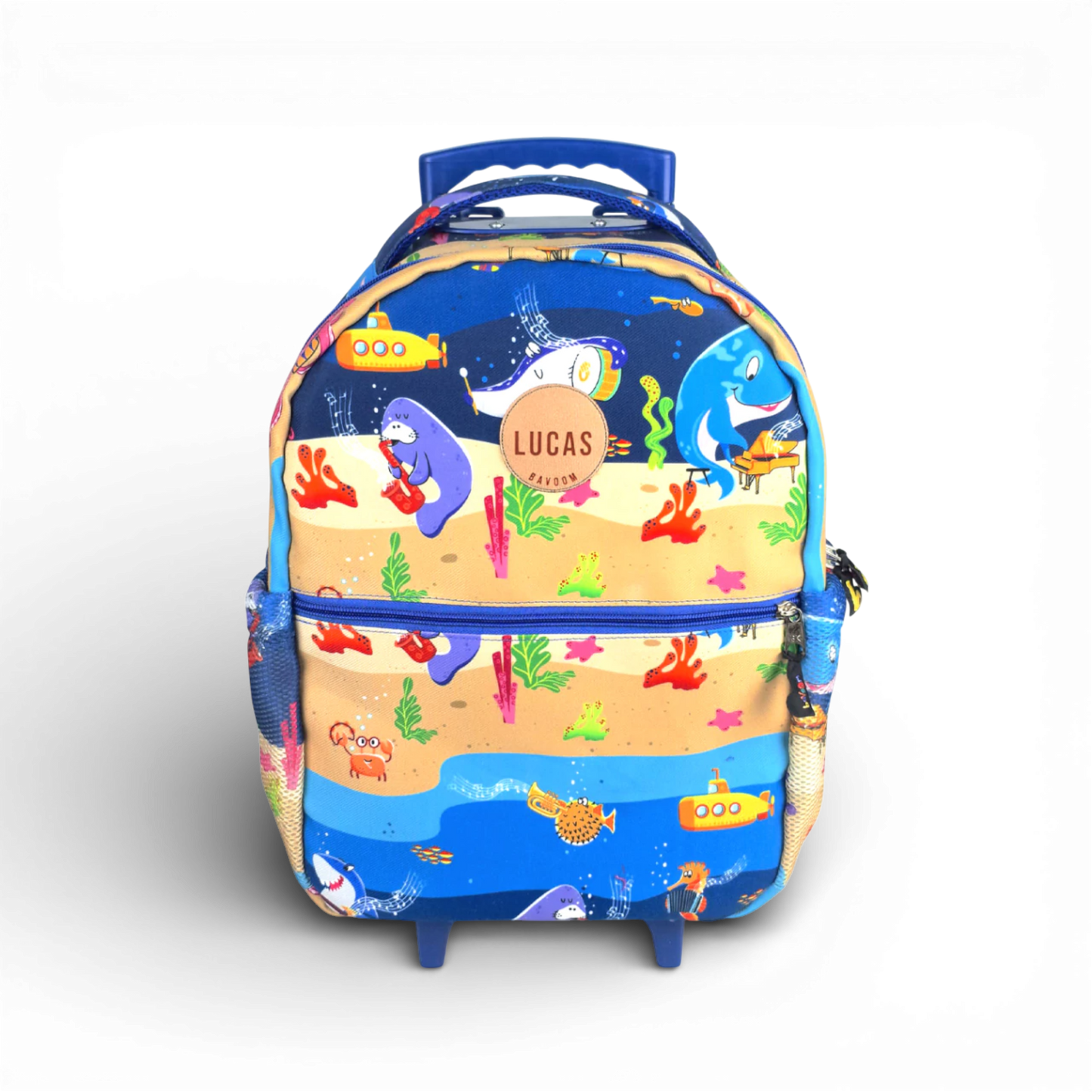 Mochila de Carrinho Bavoom Fundo do Mar