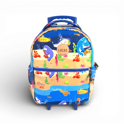 Mochila de Carrinho Bavoom Fundo do Mar