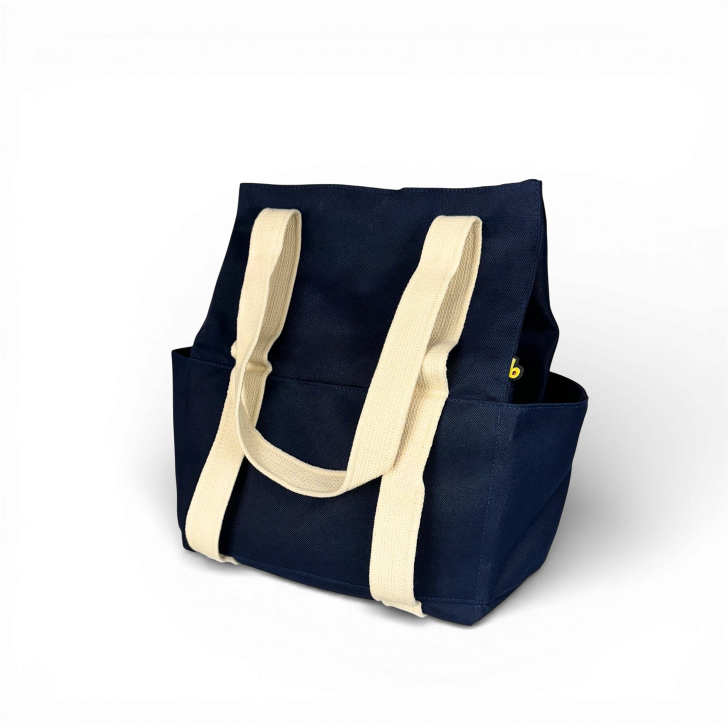 Bolsa de Praia Bavoom Colors Azul Marinho/Cru