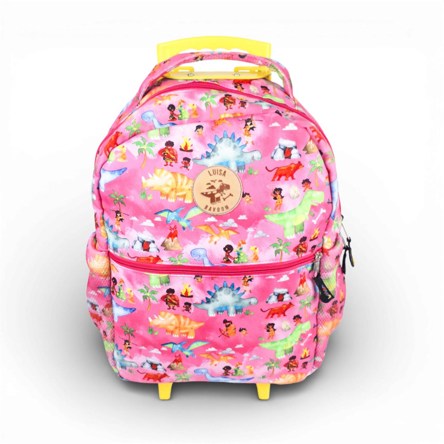Mochila de Carrinho Bavoom Mundo Paleolítico Rosa