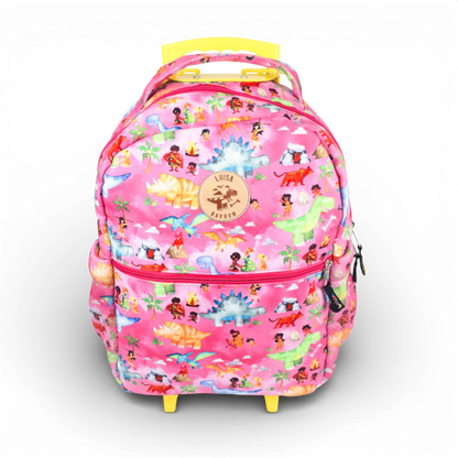 Mochila de Carrinho Bavoom Mundo Paleolítico Rosa