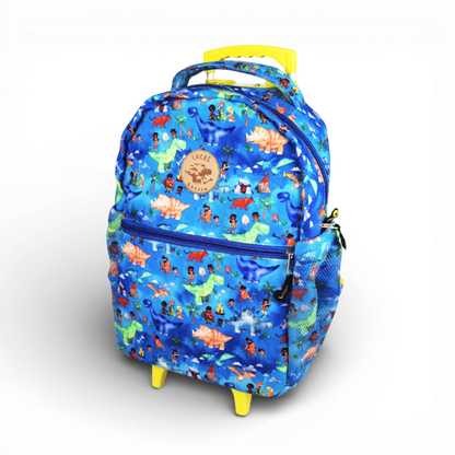 Mochila de Carrinho Bavoom Mundo Paleolítico Azul
