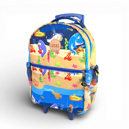 Mochila de Carrinho Bavoom Fundo do Mar