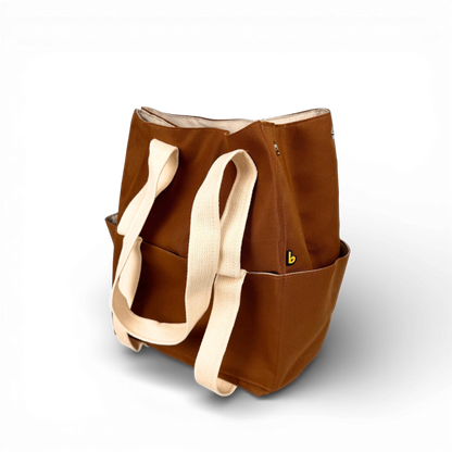 Bolsa de Praia Bavoom Colors Marrom