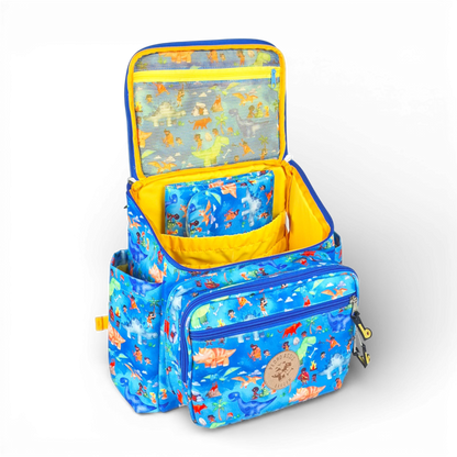 Bolsa Maternidade Bavoom Mundo Paleolítico Azul