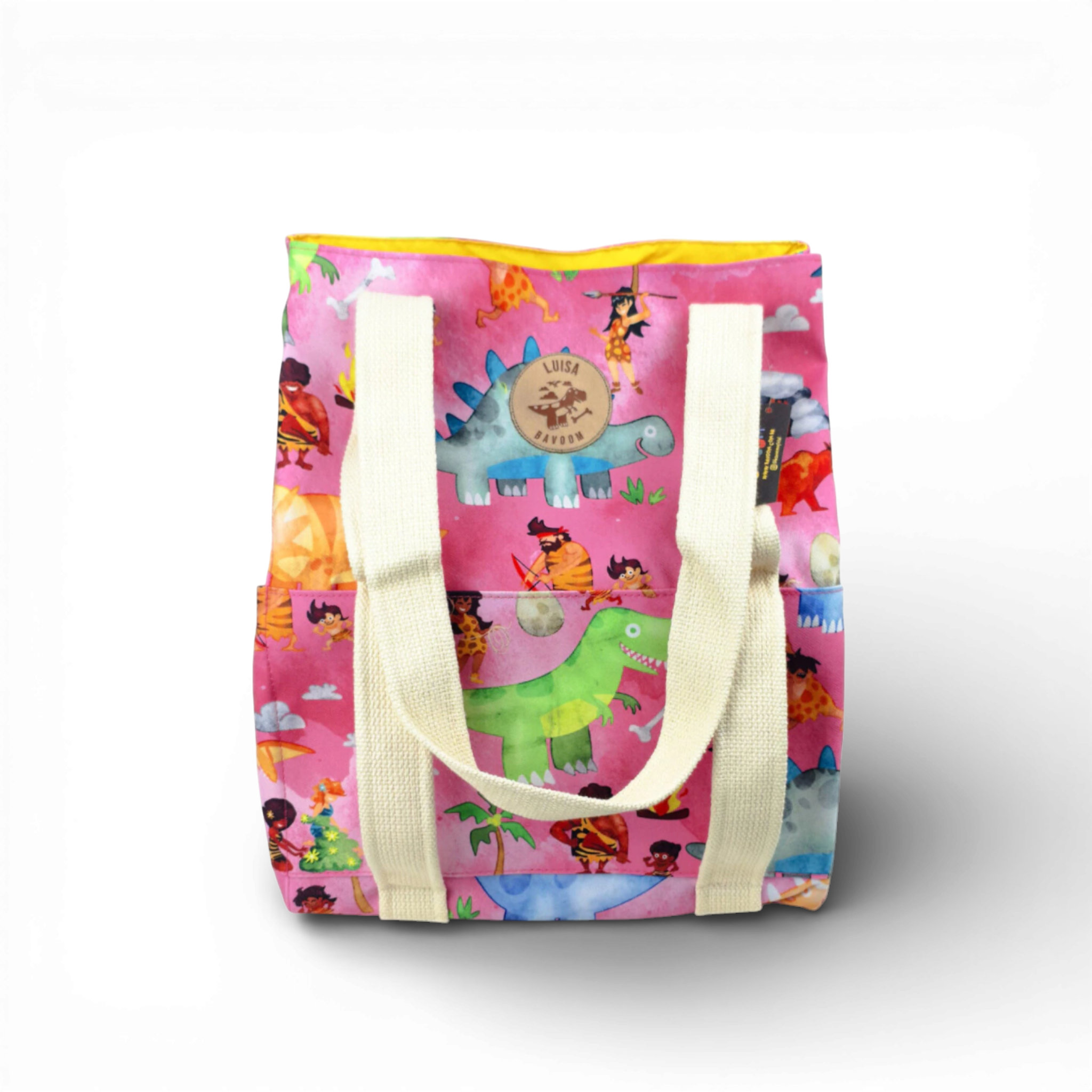 Bolsa de Praia Bavoom Mundo Paleolítico Rosa – bavoom