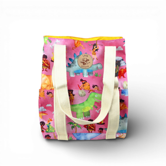 Bolsa de Praia Bavoom Mundo Paleolítico Rosa