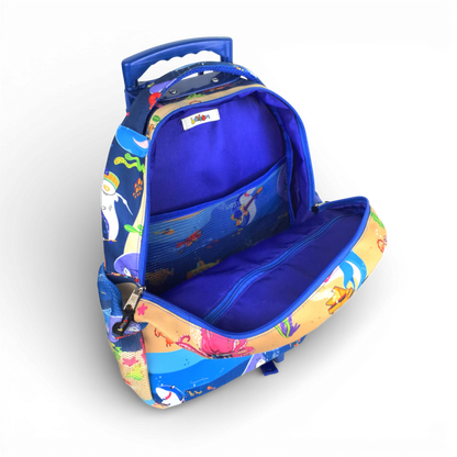 Mochila de Carrinho Bavoom Fundo do Mar