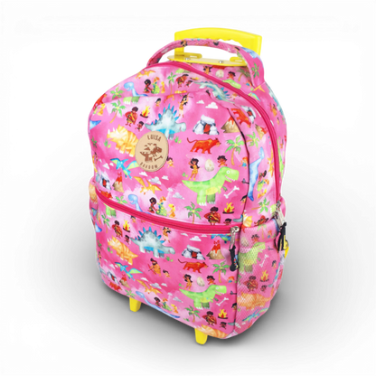Mochila de Carrinho Bavoom Mundo Paleolítico Rosa