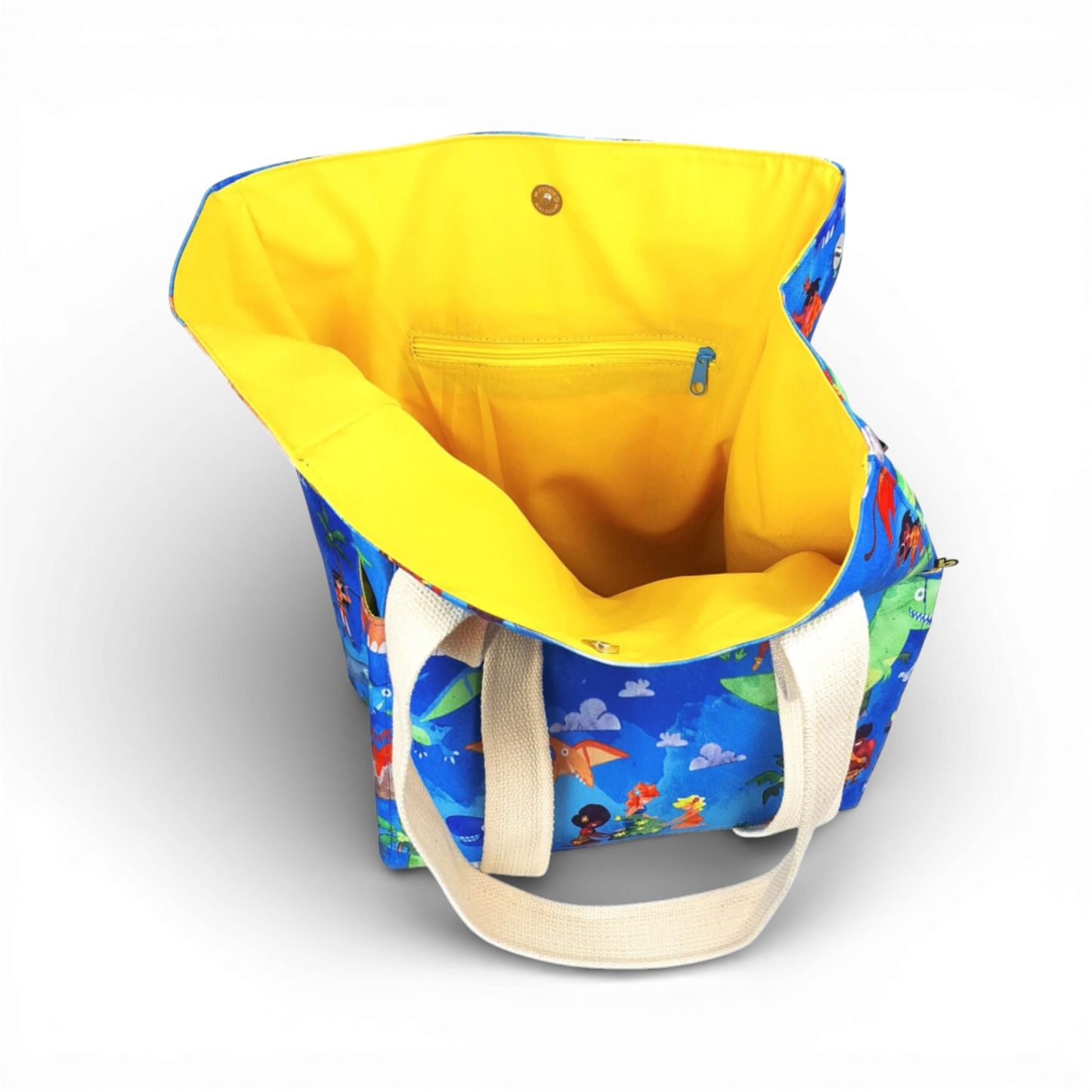 Bolsa de Praia Bavoom Mundo Paleolítico Azul