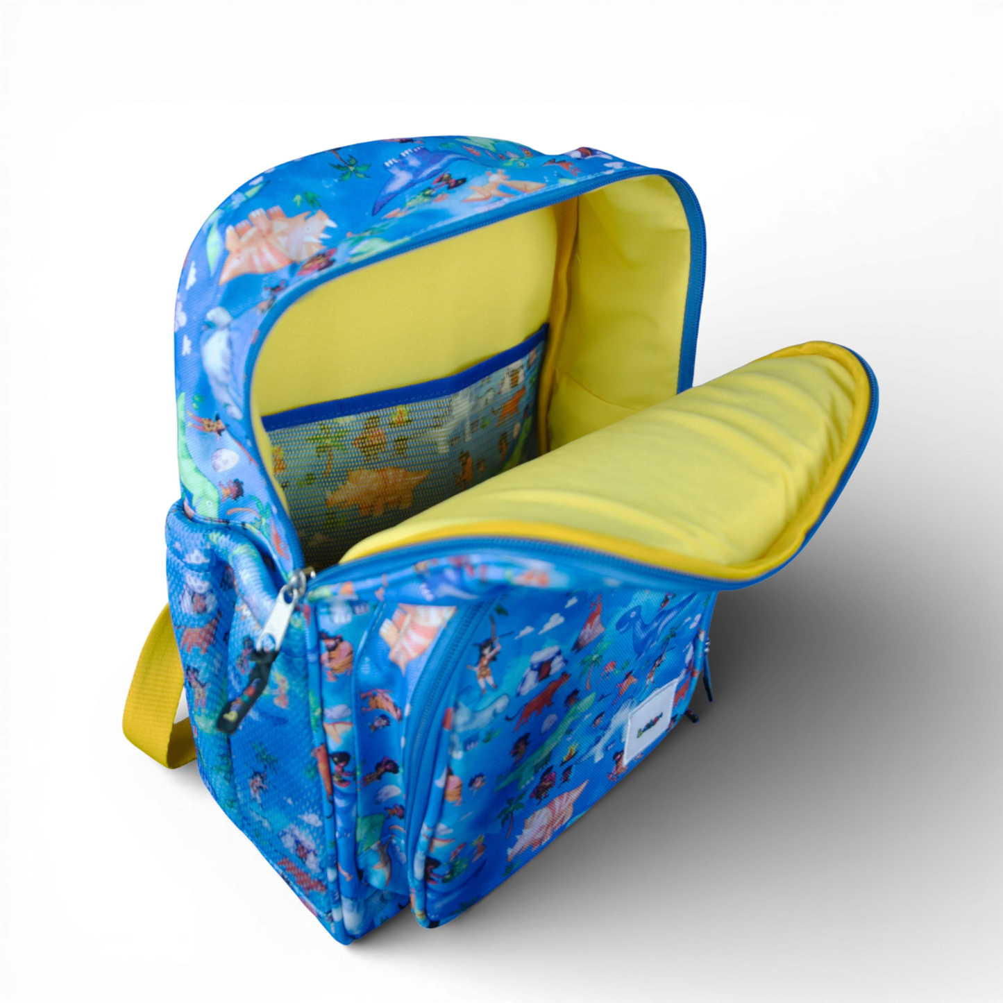 Mochila Mini Bavoom Mundo Paleolítico Azul